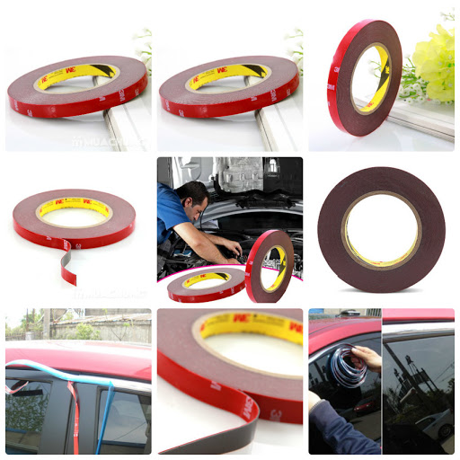 Băng keo 2 mặt dán nhựa