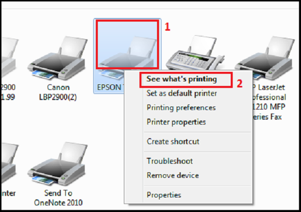 cách khắc phục máy in bị offline