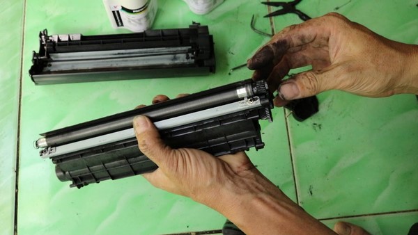 Máy in không ra chữ 