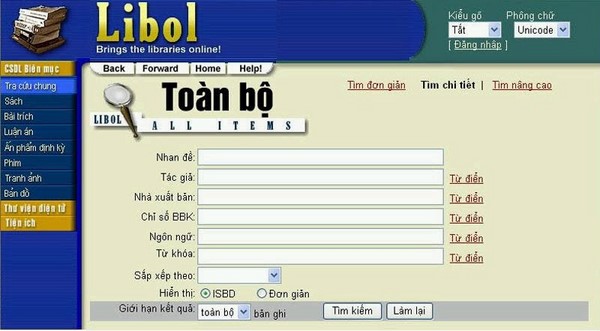 phần mềm quản lý thư viện 