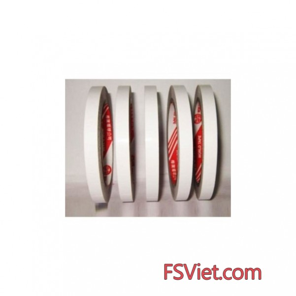 Băng dính hai mặt 10m khổ 1cm nhỏ gọn
