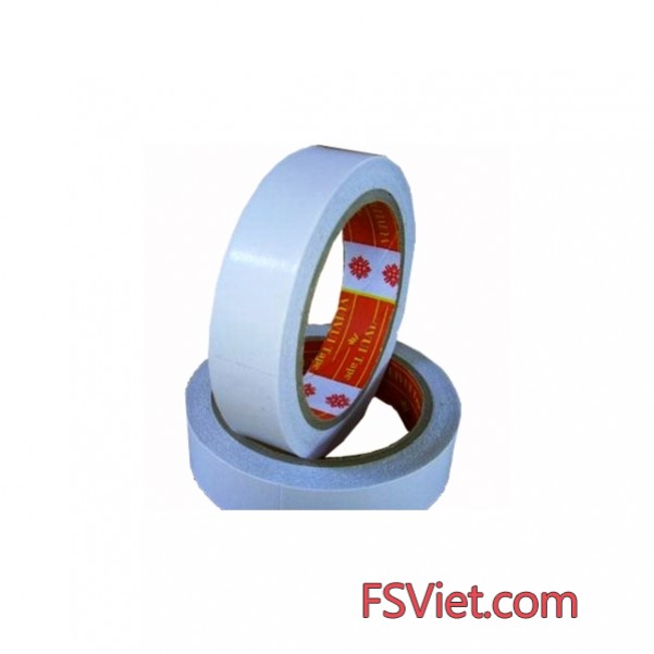 Băng dính hai mặt 10m khổ 2cm chất lượng cao