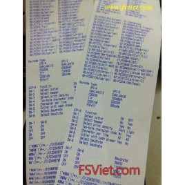 Giấy in nhiệt K80 mực xanh cửu long