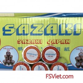 Giấy in nhiệt Sazaki K80