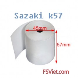 Giấy in nhiệt sazaki k57