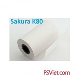 Giấy in nhiệt Sakura K80