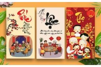 Gợi ý 50+ ý tưởng mẫu thiết kế bao lì xì trendy, độc lạ cho Tết 2024