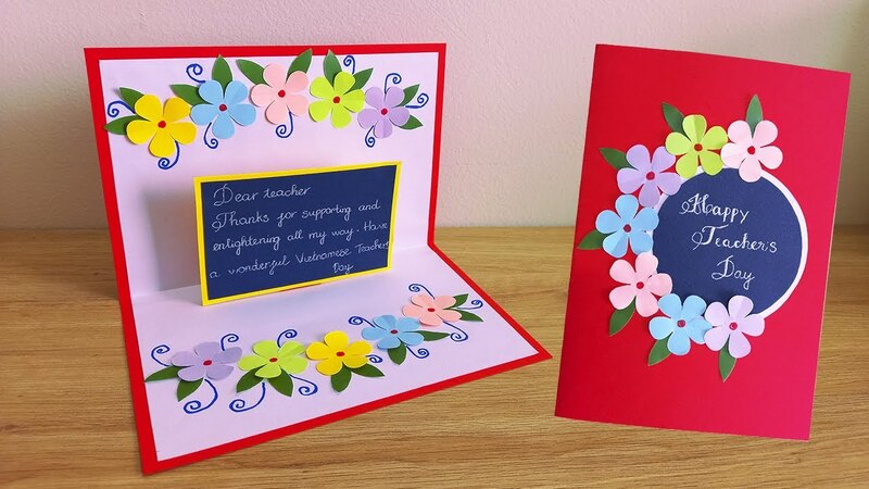 thiệp chúc mừng tự làm 